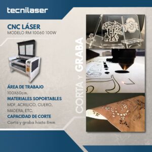 TEST cnc laser modelo rm 10060 100w